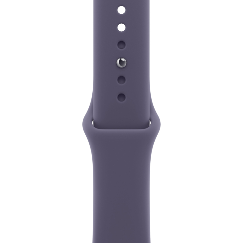 Умные часы Apple Watch Series 11, 46 mm, Silver Aluminium Purple Fog Sport Band M/L
